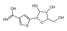 5-[3,4-dihydroxy-5-(hydroxymethyl)oxolan-2-yl]thiophene-3-carboxamide Structure