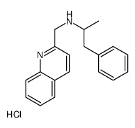 1-phenyl-N-(quinolin-2-ylmethyl)propan-2-amine,hydrochloride结构式