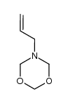 5-allyl-1,3-dioxa-5-azacyclohexane结构式