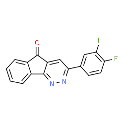 3-(3,4-Difluorophenyl)-5H-indeno[1,2-c]pyridazin-5-one structure