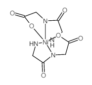 Nickel, bis(glycyl-kN-glycinato-kN,kO)- (9CI) Structure