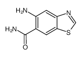 6-Benzothiazolecarboxamide,5-amino-(9CI) Structure