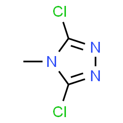 4H-1,2,4-Triazole,3,5-dichloro-4-methyl-(9CI) structure