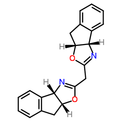 (-)2,2′-亚甲基双(3α,8α-二氢-8H-茚并[1,2--d]噁唑结构式