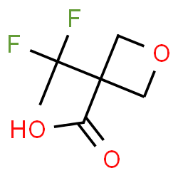 3-(1,1-difluoroethyl)oxetane-3-carboxylic acid Structure