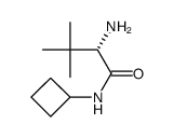 L-tert-leucine-N-cyclobutylamide结构式