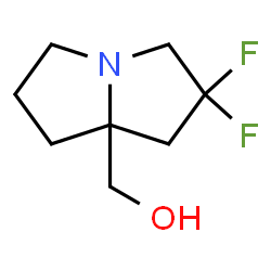 (2,2-二氟四氢-1H-吡咯嗪-7a(5H)-基)甲醇结构式