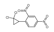 1,1-dichloro-2-(2,4-dinitrophenyl)cyclopropane Structure