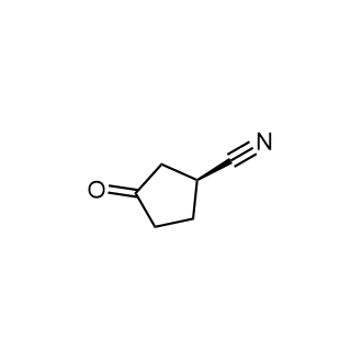 (S)-3-oxocyclopentane-1-carbonitrile Structure