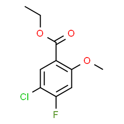 Ethyl 5-chloro-4-fluoro-2-methoxybenzoate Structure