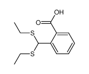 2-(bis(ethylthio)methyl)benzoic acid结构式