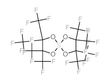 2,2,3,3,7,7,8,8-octakis(trifluoromethyl)-1,4,6,9-tetraoxa-5$l^18810-55-4-thiaspiro[4.4]nonane结构式