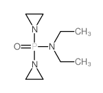 Phosphine oxide, bis(1-aziridinyl)diethylamino-结构式