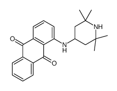 1-[(2,2,6,6-tetramethylpiperidin-4-yl)amino]anthracene-9,10-dione结构式