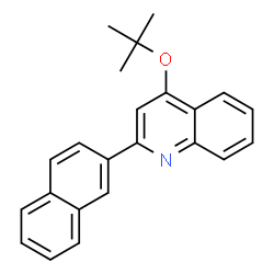 4-(TERT-BUTOXY)-2-(NAPHTHALEN-2-YL)QUINOLINE结构式