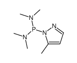 Bis(dimethylamino)(5-methyl-1H-pyrazol-1-yl)phosphine structure