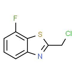 Benzothiazole, 2-(chloromethyl)-7-fluoro- (9CI)结构式