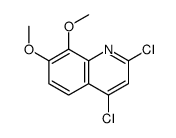 2,4-dichloro-7,8-dimethoxyquinoline structure
