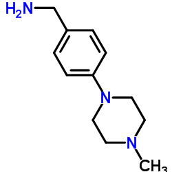 4-(4-Methylpiperazin-1-yl)benzylamine structure