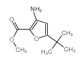 2-Furancarboxylicacid,3-amino-5-(1,1-dimethylethyl)-,methylester(9CI) structure
