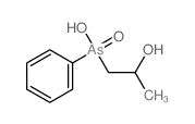 2-HYDROXYPROPYL PHENYL ARSINIC ACID structure