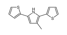 3-甲基-2,5-二噻吩基吡咯结构式