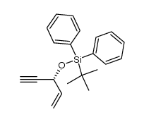 3(R)-(tert-butyldiphenylsilyloxy)-1-penten-4-yne结构式