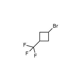 1-溴-3-(三氟甲基)环丁烷结构式