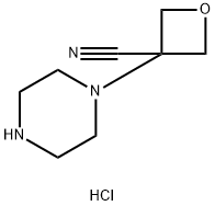 3-(piperazin-1-yl)oxetane-3-carbonitrile hydrochloride picture