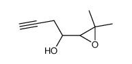 Oxiranemethanol,3,3-dimethyl--alpha--2-propynyl- (9CI) structure