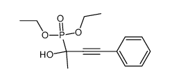 Diethyl-(1-hydroxy-1-methyl-3-phenyl-2-propinyl)phosphonat结构式