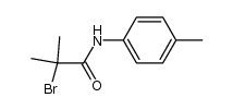 α-bromo-isobutyric acid p-toluidide Structure