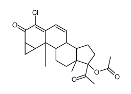 6-Deschloro-4-chloro Cyproterone Acetate结构式
