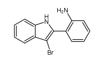 2-(2-aminophenyl)-3-bromoindole Structure