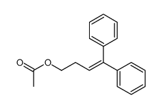 acetic acid 4,4-diphenyl-but-3-enyl ester Structure