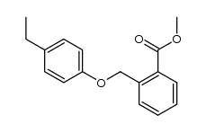 methyl 2-[(4-ethylphenoxy)methyl]benzoate结构式