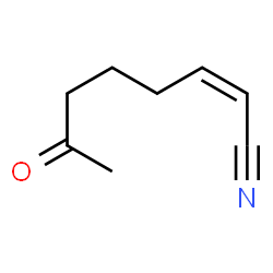 2-Octenenitrile, 7-oxo- (8CI)结构式