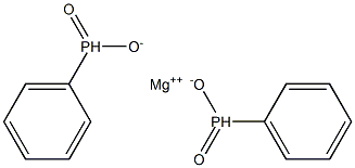 Phenylphosphinic acid magnesium salt Structure