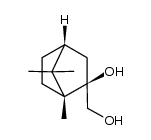 (1R,2R,4R)-2-(hydroxymethyl)-1,7,7-trimethylbicyclo[2.2.1]heptan-2-ol结构式