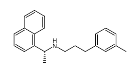 (R)-N-(1-(naphthalen-1-yl)ethyl)-3-(m-tolyl)propan-1-amine structure