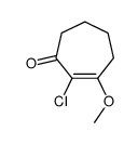 2-Cyclohepten-1-one,2-chloro-3-methoxy- structure