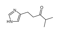 3-Pentanone,1-(1H-imidazol-4-yl)-4-methyl- (9CI) Structure