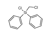 chloro(chloromethyl)diphenylsilane结构式