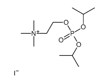 2-di(propan-2-yloxy)phosphoryloxyethyl-trimethylazanium,iodide Structure