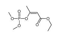 ethyl 3-dimethoxyphosphoryloxybut-2-enoate结构式
