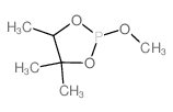 1,3,2-Dioxaphospholane,2-methoxy-4,4,5-trimethyl- Structure