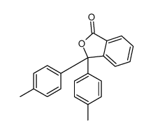 3,3-bis(4-methylphenyl)-2-benzofuran-1-one Structure
