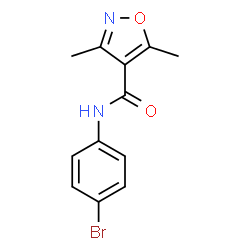 N-(4-BROMOPHENYL)-3,5-DIMETHYL-4-ISOXAZOLECARBOXAMIDE picture