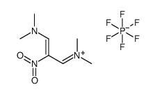 [(Z)-3-(dimethylamino)-2-nitroprop-2-enylidene]-dimethylazanium,hexafluorophosphate结构式