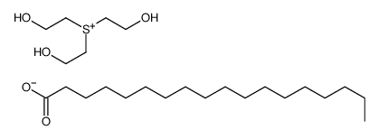 tris(2-hydroxyethyl)sulphonium stearate结构式